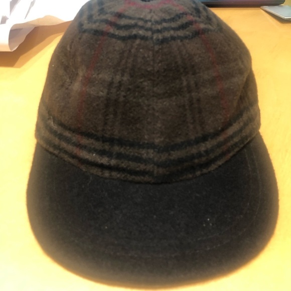 MAGILL INC Vintage Sherlock Wool Blend Brown Plaid Cap - Picture 3 of 5